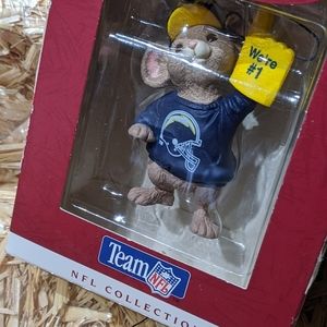 NIB NFL Chargers Hallmark NFL Collection Ornament